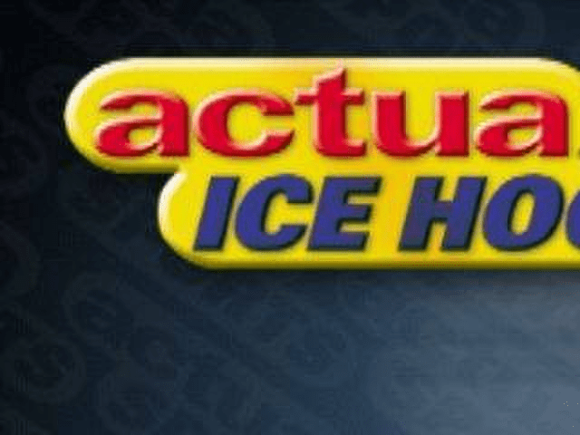 Actua Ice Hockey 2 title screen for Playstation